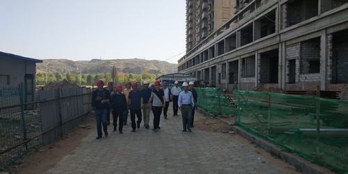 澄合分公司第六項目部神南華府小區項目主體驗收完成