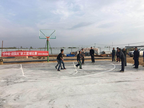 陜煤建設機電安裝公司曹家灘項目部:舉辦“慶中秋·迎國慶”職工籃球賽比賽