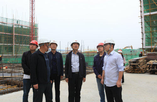 侯本英到秦漢新城住宅基地檢查指導工作