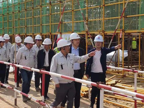 陜煤集團榆林化學公司領導宋世杰深入陜煤建設銅煤公司施工現場檢查指導工作