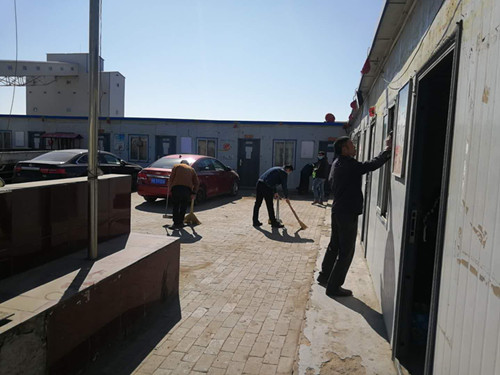 陜煤建設機電安裝公司:愛國愛衛生我們在行動