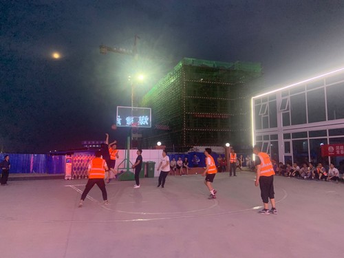 陜煤建設銅煤公司第十六項目部舉辦“團結進取賽風采,青春飛揚再出發”友誼籃球賽