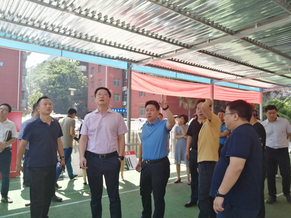 西安市新城區區長王征一行深入老舊小區改造項目調研指導工作