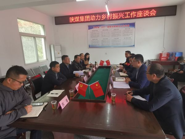 陜煤集團助力鄉村振興辦主任徐國強蒞臨陜煤建設集團定點幫扶村調研指導工作