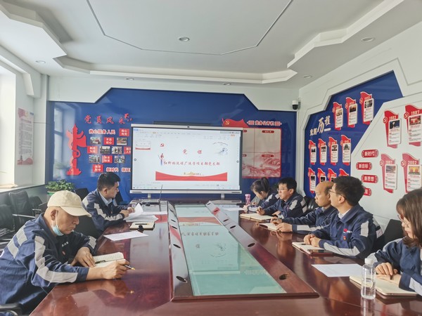 陜煤建設(shè)洗選煤運(yùn)營(yíng)公司紅柳林洗煤廠項(xiàng)目部： 發(fā)揮黨建責(zé)任鏈 扣牢安全生產(chǎn)鎖