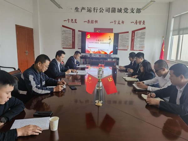 陜煤建設(shè)洗選煤運(yùn)營公司神渭蒲城運(yùn)營項目部： 開展“黨員帶頭查安全 排查隱患防風(fēng)險”主題黨日活動