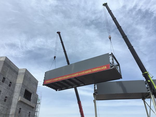 陜煤建設天工公司土建七部:1.1公里輸煤棧橋全線貫通