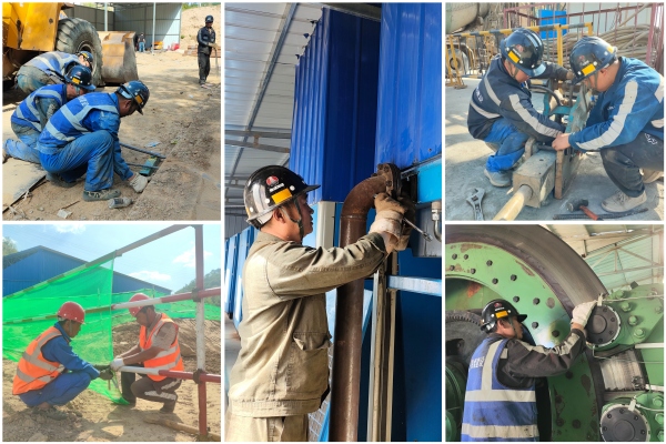 陜煤建設礦建三公司:弧光閃閃大干忙