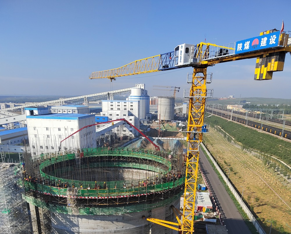 陜煤建設第二直屬項目部:滑模施工戰(zhàn)正酣,全力沖刺保進度