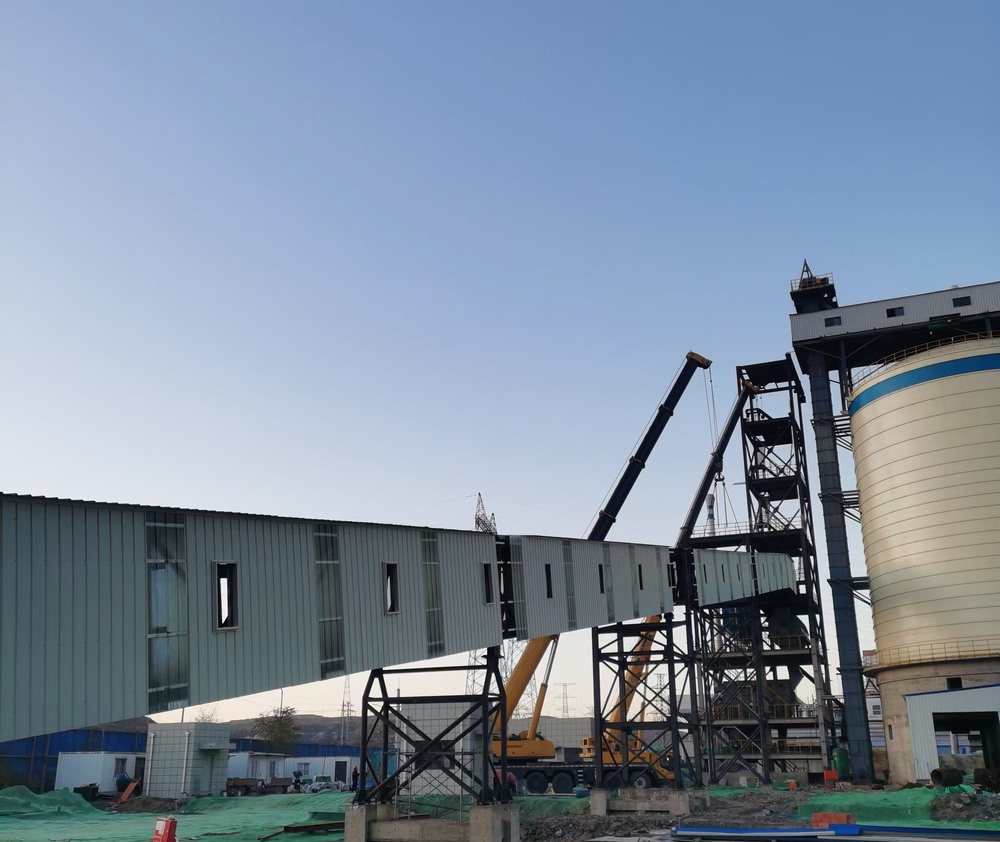 陜煤建設天工公司土建第二十五項目部：細化“人、材、機”管理，助力棧橋順利吊裝