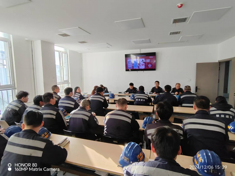 陜煤建設(shè)洗選煤運營公司紅柳林洗煤廠項目部：合力攻堅 畫好安全生產(chǎn)“同心圓”