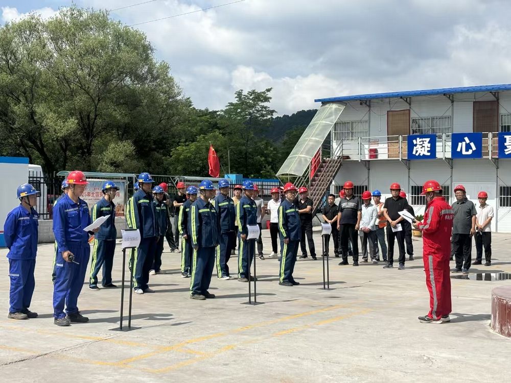 陜煤建設機電安裝公司:多項目部聯動演練 筑牢安全生產“生命線”?